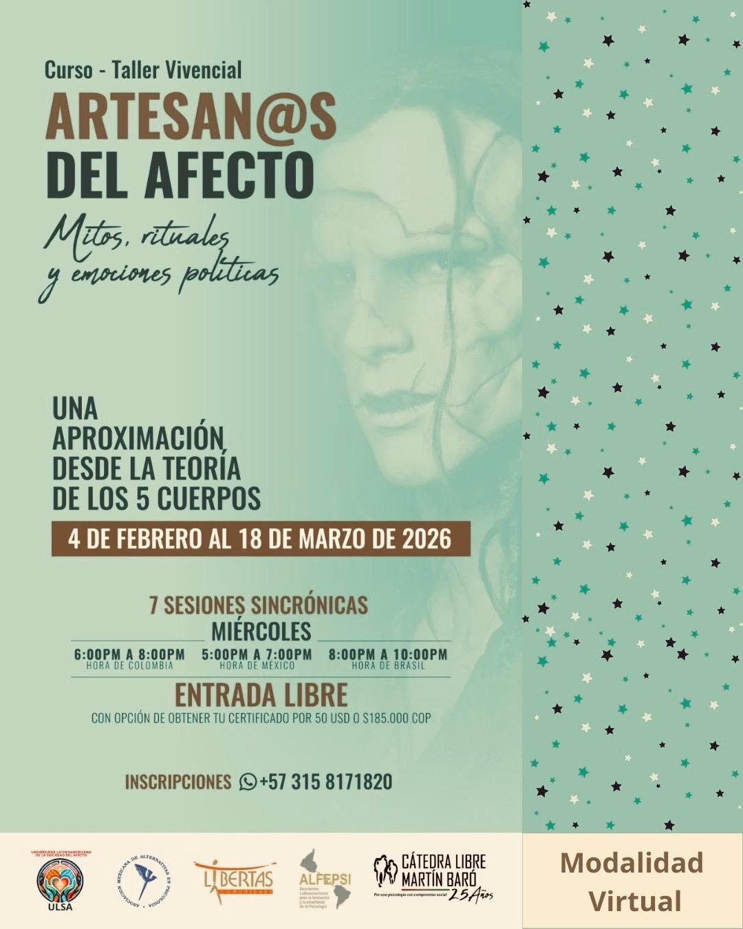 Artesan@s del afecto. Curso — taller vivencial