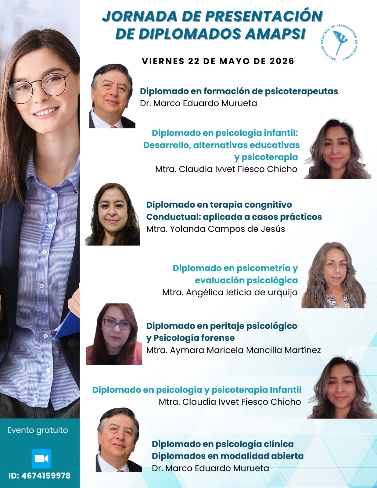 Jornada de presentación de diplomados AMAPSI