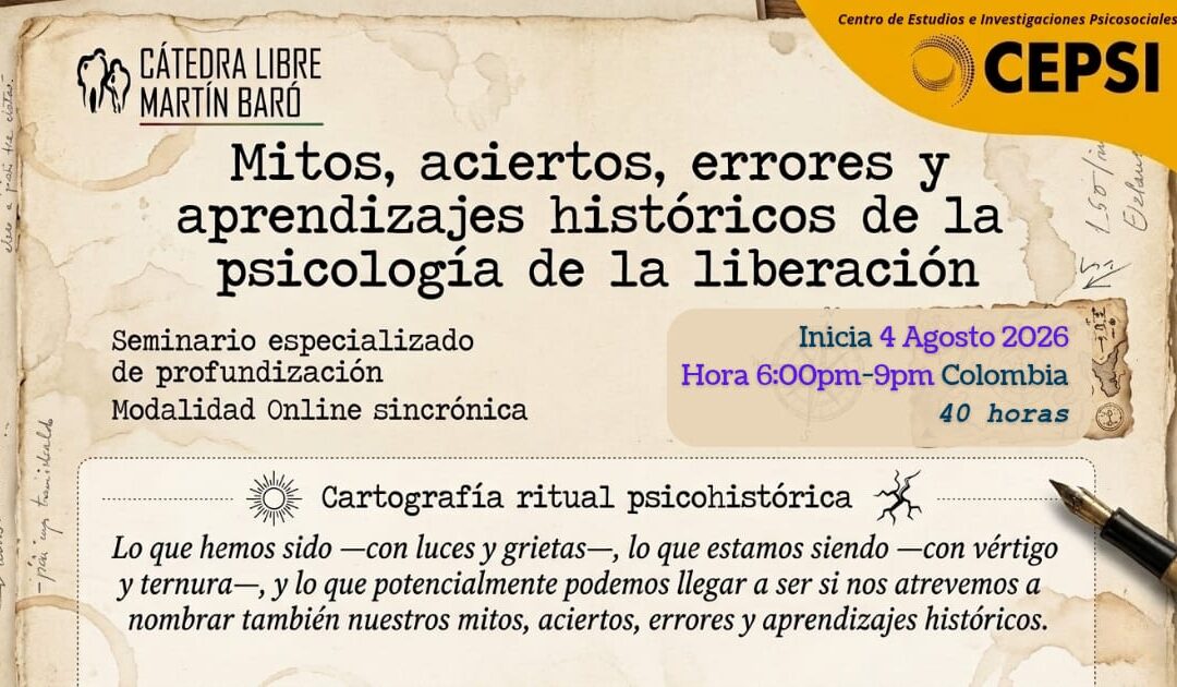 Mitos, aciertos, errores y aprendizajes históricos de la psicología de la liberación