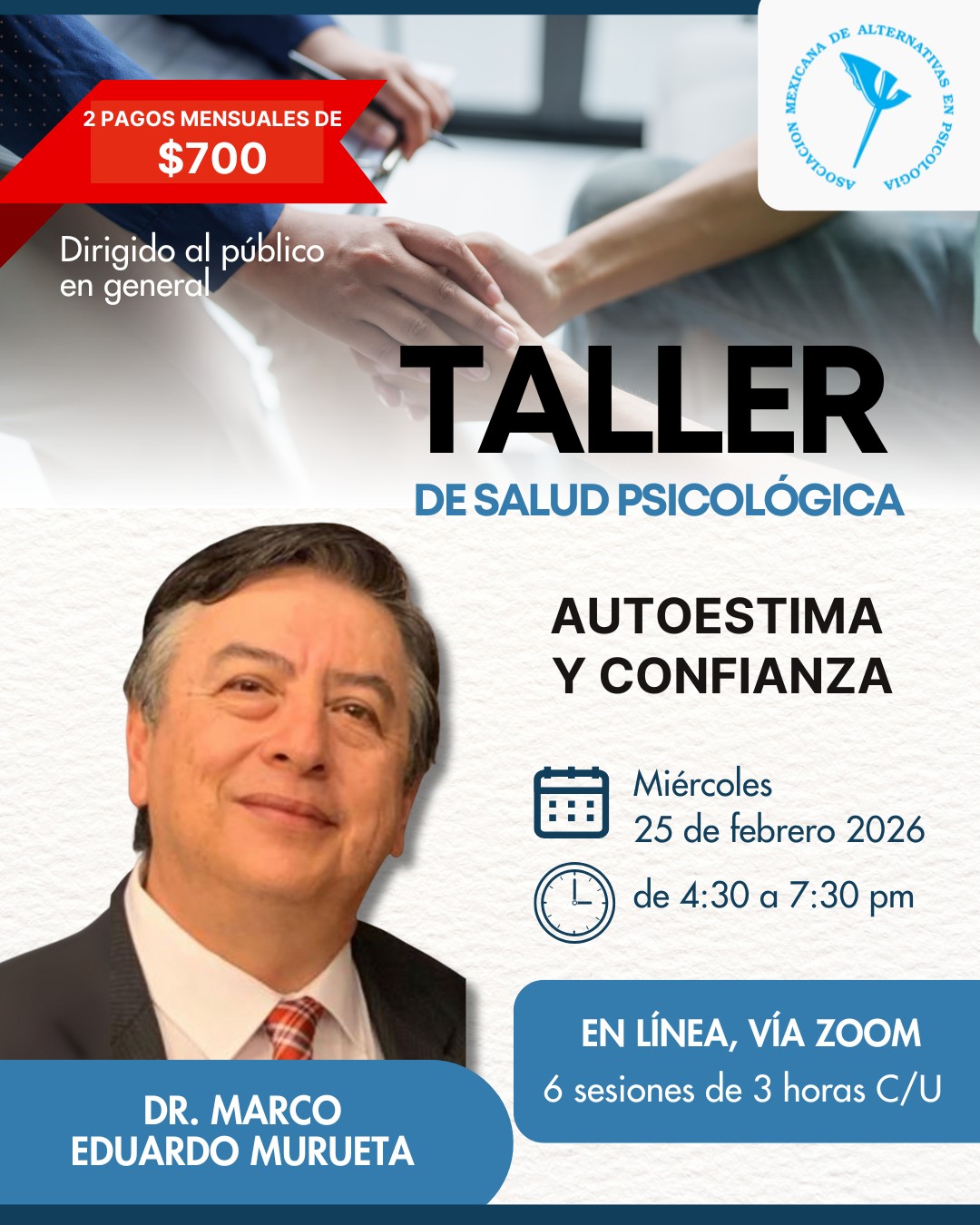 Taller de salud psicológica. Autoestima y confianza